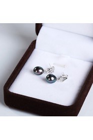 Jewelry Set Women's Special Occasion Jewelry Sets Sterling Silver Pearl Necklaces / Earrings Silver