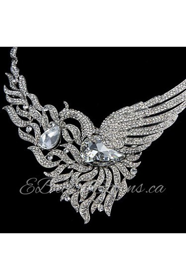 Jewelry Set Women's Wedding / Special Occasion Jewelry Sets Imitation Pearl / Rhinestone Necklaces / Earrings Silver