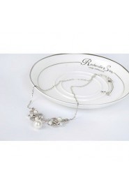 Latest Design Popular Flower Shaped Earring and Necklace Wedding Jewelry Set