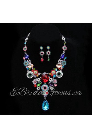 Women's Cubic Zirconia/Alloy/ Wedding/Party Jewelry Set