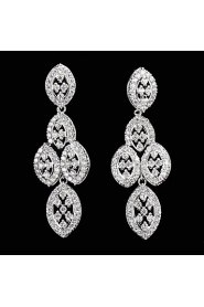 Drop Earrings Women's Cubic Zirconia/Alloy Earring