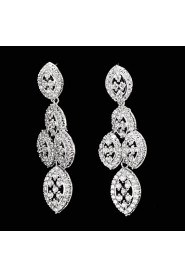 Drop Earrings Women's Cubic Zirconia/Alloy Earring