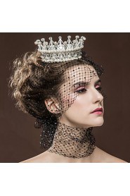 Luxury Women's Rhinestone Pearl Special Occasion Bridal Tiaras Party Headpiece HG2339