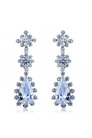 Drop Earrings Couples'/Kid's/Women's Cubic Zirconia Earring Cubic Zirconia