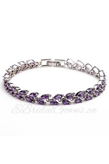 Child's / Couples' / Women's Charm / Chain / Tennis Bracelet Cubic Zirconia / Alloy Cubic Zirconia