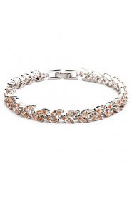 Child's / Couples' / Women's Charm / Chain / Tennis Bracelet Cubic Zirconia / Alloy Cubic Zirconia