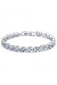 Child's / Couples' / Women's Charm / Chain / Tennis Bracelet Cubic Zirconia / Alloy Cubic Zirconia