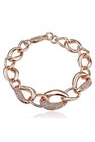 18K Gold Plated Crystal Bracelet