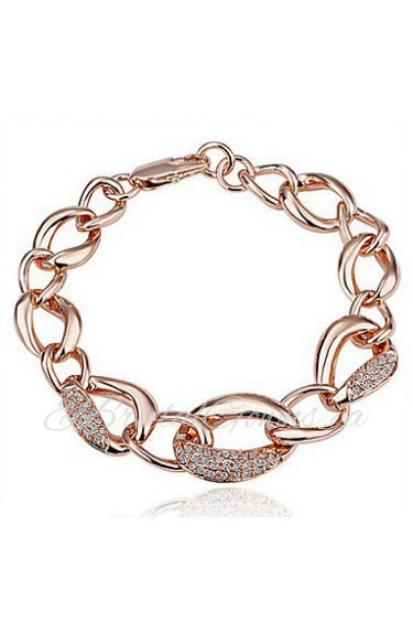 18K Gold Plated Crystal Bracelet