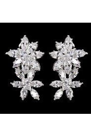 Drop Earrings Women's Cubic Zirconia/Alloy Earring