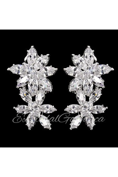 Drop Earrings Women's Cubic Zirconia/Alloy Earring