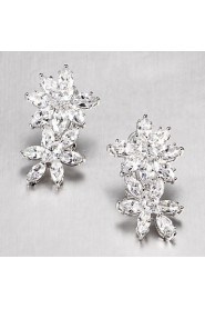 Drop Earrings Women's Cubic Zirconia/Alloy Earring