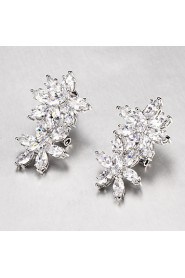 Drop Earrings Women's Cubic Zirconia/Alloy Earring