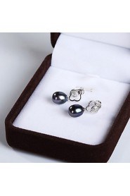 Drop Earrings Women's Sterling Silver Earring Pearl