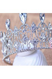 Bride's Rhinestone Forehead Wedding Crown Tiaras Headwear 1 Pieces