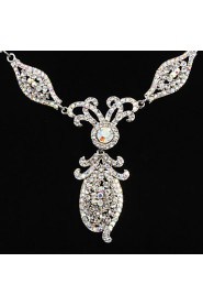 Jewelry Set Women's Anniversary / Wedding / Engagement / Birthday / Gift / Party / Special Occasion Jewelry Sets Alloy Rhinestone Silver