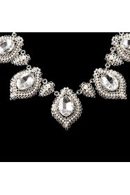 Jewelry Set Women's Anniversary / Wedding / Engagement Jewelry Sets Cubic Zirconia / Alloy Necklaces / Earrings Silver