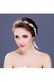 Women's Rhinestone / Alloy Headpiece-Wedding / Special Occasion Tiaras / Headbands 1 Piece Clear Round