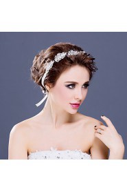 Women's Rhinestone / Alloy Headpiece-Wedding / Special Occasion Tiaras / Headbands 1 Piece Clear Round