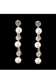 Jewelry Set Women's Anniversary / Wedding / Engagement Jewelry Sets Cubic Zirconia / Imitation Pearl / Alloy Necklaces / Earrings Silver