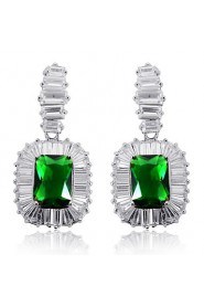 Drop Earrings Couples'/Kid's/Women's Cubic Zirconia Earring Cubic Zirconia