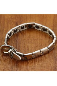 Titanium rigid health care magnetic health bracelet 16