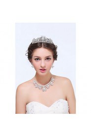 Jewelry Set Women's Anniversary / Wedding / Engagement / Birthday / Gift / Party / Daily / Special Occasion Jewelry Sets Silver / Alloy