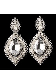 Jewelry Set Women's Anniversary / Wedding / Engagement Jewelry Sets Cubic Zirconia / Alloy Necklaces / Earrings Silver