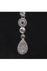 Elegant Design Alloy With Rhinestone Wedding/Special Occaision / Party Jewelry Set.