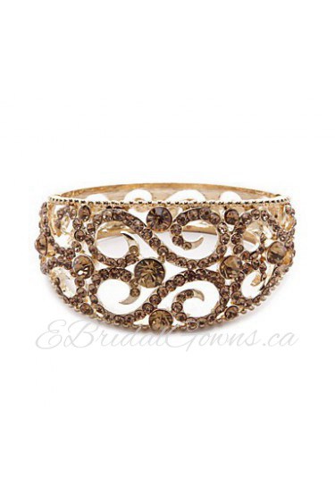 Women's Cuff Bracelet Alloy Crystal