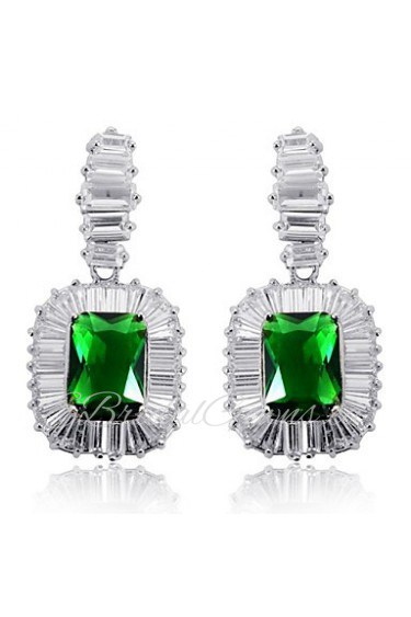 Drop Earrings Couples'/Kid's/Women's Cubic Zirconia Earring Cubic Zirconia