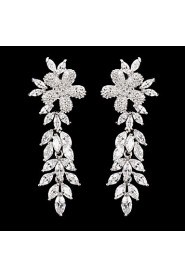 Drop Earrings Women's Cubic Zirconia/Alloy Earring