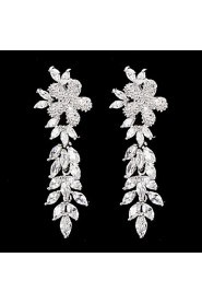 Drop Earrings Women's Cubic Zirconia/Alloy Earring