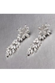 Drop Earrings Women's Cubic Zirconia/Alloy Earring