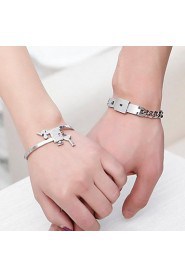 Couples' Fashion Bracelet Stainless Steel