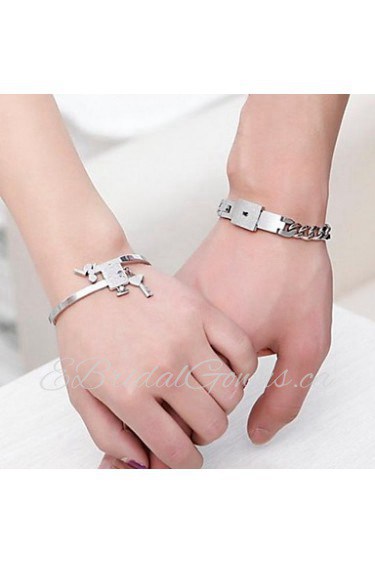 Couples' Fashion Bracelet Stainless Steel