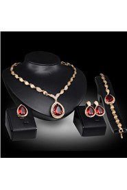 Women's Alloy / Rhinestone Jewelry Set