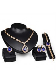 Women's Alloy / Rhinestone Jewelry Set