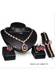 Women's Alloy / Rhinestone Jewelry Set