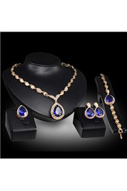 Women's Alloy / Rhinestone Jewelry Set