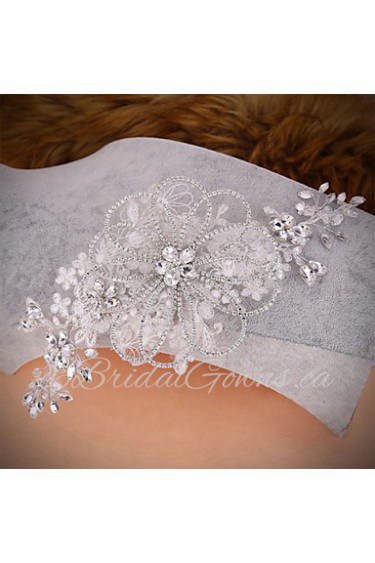 Bride's Crystal Rhinestone Forehead Wedding Headdress 1 PC