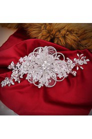 Bride's Crystal Rhinestone Forehead Wedding Headdress 1 PC