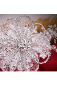 Bride's Crystal Rhinestone Forehead Wedding Headdress 1 PC