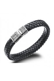 Carved paper magnetic buckle leather bracelet 19CM/20CM/22CM