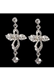 Jewelry Set Women's Anniversary / Wedding / Engagement Jewelry Sets Cubic Zirconia / Alloy Necklaces / Earrings Silver