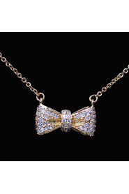 Gorgeous Gold Plated With Cubic Zirconia Wedding/Special Occaision / Party Jewelry Set.