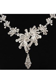 Jewelry Set Women's Anniversary / Wedding / Engagement / Birthday / Gift / Party / Special Occasion Jewelry Sets Alloy Rhinestone