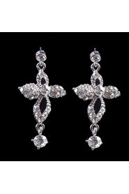 Elegant Design Alloy With Rhinestone Wedding/Special Occaision / Party Jewelry Set.