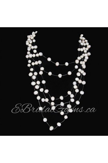 Women's Pearl Necklace Birthday/Gift/Party/Daily/Causal/Outdoor