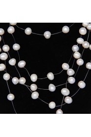 Women's Pearl Necklace Birthday/Gift/Party/Daily/Causal/Outdoor